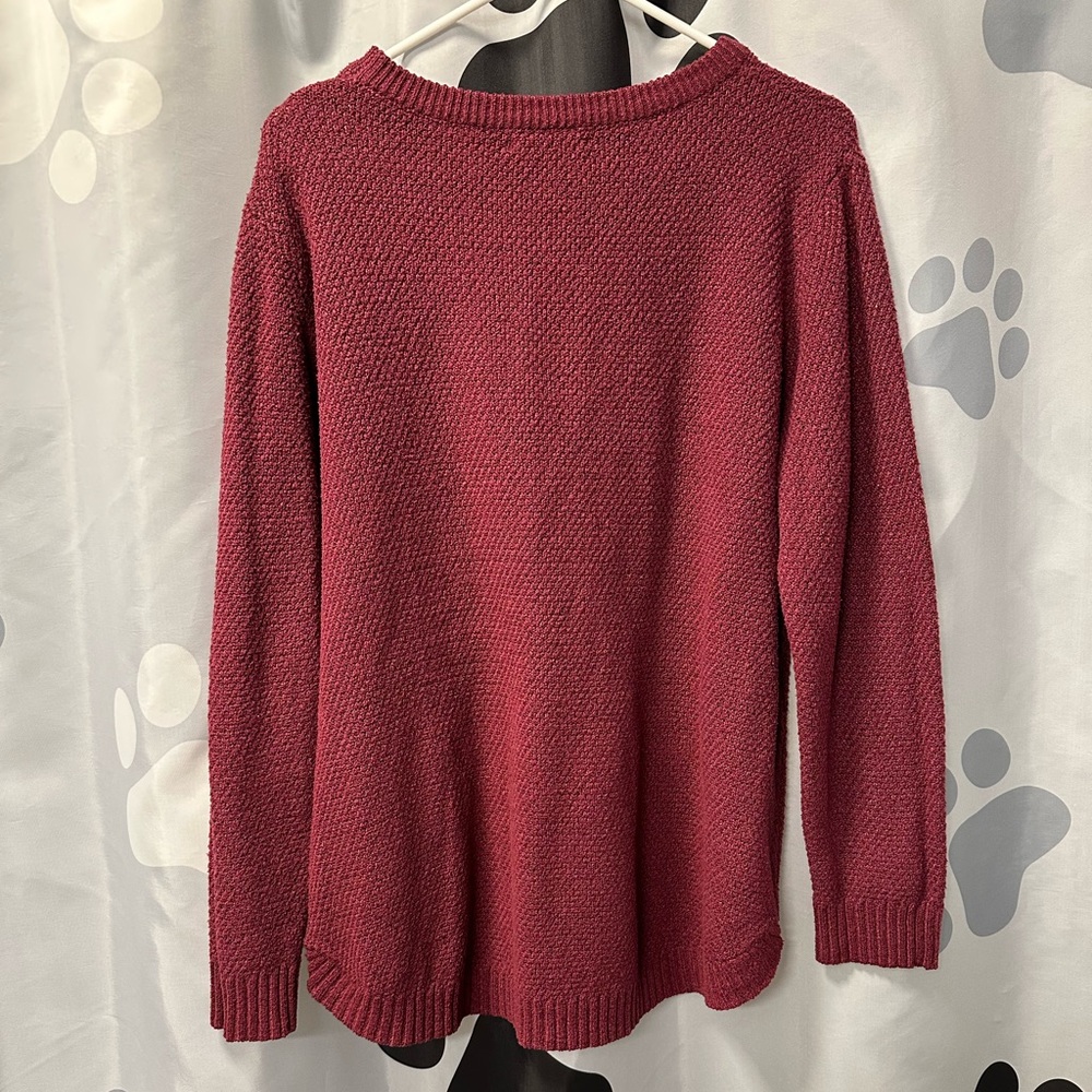 Pink Clover Women's Nickole Textured Sweater, Pink/Purple, Size 2X, Gently Used - Picture 6 of 6